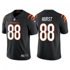 Wholesale Men\'s Cincinnati Bengals #88 Hayden Hurst Black Vapor Untouchable Limited Stitched Jersey