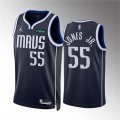 Cheap Men's Dallas Mavericks #55 Derrick Jones Jr Navy Statement Edition Stitched Basketball Jersey