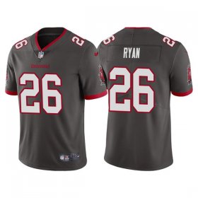 Wholesale Cheap Men\'s Tampa Bay Buccaneers #26 Logan Ryan Grey Vapor Untouchable Limited Stitched Jersey