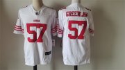 Cheap Men's San Francisco 49ers #57 Dre Greenlaw White 2024 F.U.S.E. Vapor Untouchable Limited Stitched Football Jersey