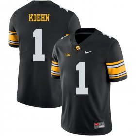 Wholesale Cheap Iowa Hawkeyes 1 Marshall Koehn Black College Football Jersey