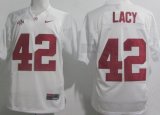 Wholesale Cheap Alabama Crimson Tide #42 Eddie Lacy White Jersey