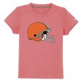 Wholesale Cheap Cleveland Browns Sideline Legend Authentic Logo Youth T-Shirt Pink