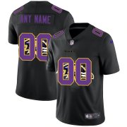 Wholesale Cheap Baltimore Ravens Custom Men's Nike Team Logo Dual Overlap Limited NFL Jersey Black