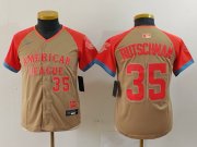 Youth Baltimore Orioles #35 Adley Rutschman Number Cream 2024 All Star Limited Stitched Jersey