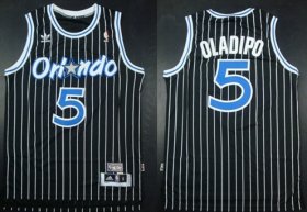 Wholesale Cheap Orlando Magic #5 Victor Oladipo Black Swingman Throwback Jersey