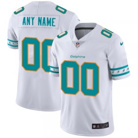 Wholesale Cheap Miami Dolphins Custom Nike White Team Logo Vapor Limited NFL Jersey