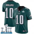 Wholesale Cheap Nike Eagles #10 Mack Hollins Midnight Green Team Color Super Bowl LII Men's Stitched NFL Vapor Untouchable Limited Jersey