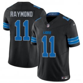 Cheap Men\'s Detroit Lions #11 Kalif Raymond Black 2024 F.U.S.E. 2nd Alternate Vapor Limited Football Stitched Jersey