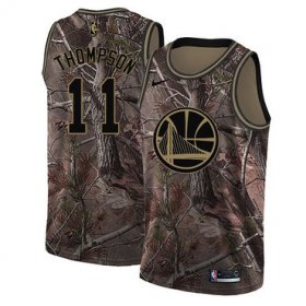 Wholesale Cheap Nike Golden State Warriors #11 Klay Thompson Camo NBA Swingman Realtree Collection Jersey