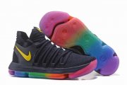 Wholesale Cheap Nike KD 10 Shoes Dark Blue Yellow