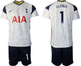 Wholesale Cheap Men 2020-2021 club Tottenham Hotspur home 1 white Soccer Jerseys