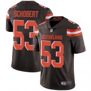 Wholesale Cheap Nike Browns #53 Joe Schobert Brown Team Color Men's Stitched NFL Vapor Untouchable Limited Jersey