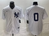 Cheap Men's New York Yankees #0 Marcus Stroman White Cool Base Stitched Baseball Jersey