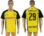 Wholesale Cheap Dortmund #29 Schmelzer Yellow Soccer Club Jersey