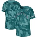 Wholesale Cheap Seattle Mariners Nike Camo Jersey Aqua