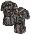 Wholesale Cheap Nike Jets #12 Joe Namath Camo Women's Stitched NFL Limited Rush Realtree Jersey