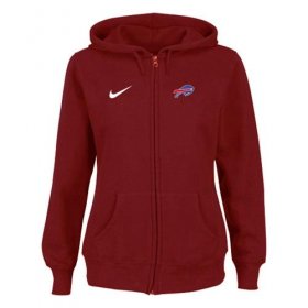 Wholesale Cheap Nike Buffalo Bills Ladies Tailgater Full Zip Hoodie Red