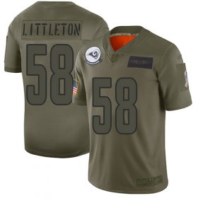 Wholesale Cheap Nike Rams #58 Cory Littleton Camo Youth Stitched NFL Limited 2019 Salute to Service Jersey