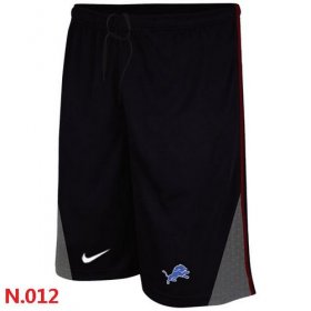 Wholesale Cheap Nike NFL Detroit Lions Classic Shorts Black