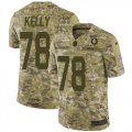 Wholesale Cheap Nike Colts #78 Ryan Kelly Camo Men's Stitched NFL Limited 2018 Salute To Service Jersey