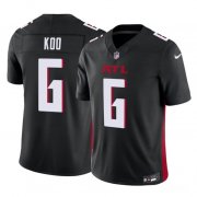 Wholesale Cheap Men's Atlanta Falcons #6 Younghoe Koo Black 2023 F.U.S.E. Vapor Untouchable Limited Football Stitched Jersey