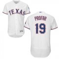 Wholesale Cheap Rangers #19 Jurickson Profar White Flexbase Authentic Collection Stitched MLB Jersey