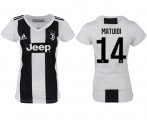 Wholesale Cheap Women's Juventus #14 Matuidi Home Soccer Club Jersey