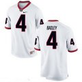 Wholesale Cheap Men's Georgia Bulldogs #4 Champ Bailey White Stitched College Football 2016 Nike NCAA Jersey