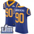 Wholesale Cheap Nike Rams #90 Michael Brockers Royal Blue Alternate Super Bowl LIII Bound Men's Stitched NFL Vapor Untouchable Elite Jersey