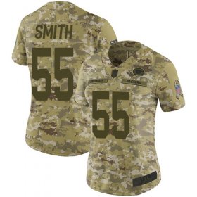 Wholesale Cheap Nike Packers #55 Za\'Darius Smith Camo Women\'s Stitched NFL Limited 2018 Salute to Service Jersey