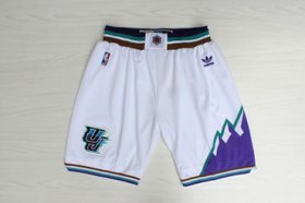 Wholesale Cheap Men\'s Utah Jazz White Throwback short