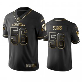 Wholesale Cheap Cardinals #56 Terrell Suggs Men\'s Stitched NFL Vapor Untouchable Limited Black Golden Jersey