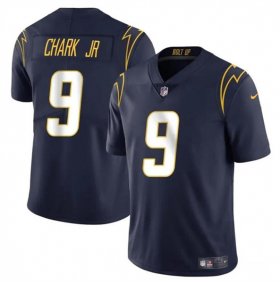 Cheap Men\'s Los Angeles Chargers #9 DJ Chark Jr Navy 2024 Vapor Limited Football Stitched Jersey