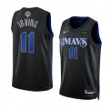 Cheap Men's Dallas Mavericks #11 Kyrie Irving Black 2024 Finals City Edition Stitched Basketball Jersey