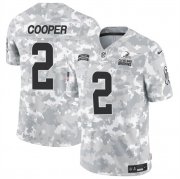 Cheap Men's Cleveland Browns #2 Amari Cooper 2024 F.U.S.E Arctic Camo Salute To Service Limited Stitched Football Jersey