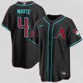 Cheap Men's Arizona Diamondbacks #4 Ketel Marte 2024 Cool Base Stitched Jersey