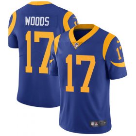 Wholesale Cheap Nike Rams #17 Robert Woods Royal Blue Alternate Youth Stitched NFL Vapor Untouchable Limited Jersey