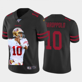 Cheap San Francisco 49ers #10 Jimmy Garoppolo Nike Team Hero 4 Vapor Limited NFL 100 Jersey Black