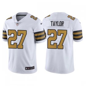 Wholesale Cheap Men\'s New Orleans Saints #27 Alontae Taylor White Color Rush Limited Stitched Jersey