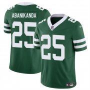 Cheap Men's New York Jets #25 Israel Abanikanda Green 2023 F.U.S.E Throwback Limited Football Stitched Jersey