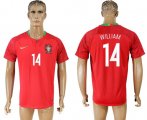 Wholesale Cheap Portugal #14 William Home Soccer Country Jersey