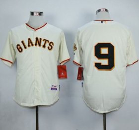 Wholesale Cheap Giants #9 Matt Williams Cream Cool Base Stitched MLB Jersey