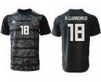 Wholesale Cheap Mexico #18 A.Guardado Black Soccer Country Jersey