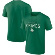 Wholesale Cheap Men's Minnesota Vikings Kelly Green Celtic Knot T-Shirt