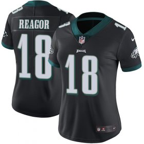 Wholesale Cheap Nike Eagles #18 Jalen Reagor Black Alternate Women\'s Stitched NFL Vapor Untouchable Limited Jersey