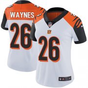 Wholesale Cheap Nike Bengals #26 Trae Waynes White Women's Stitched NFL Vapor Untouchable Limited Jersey