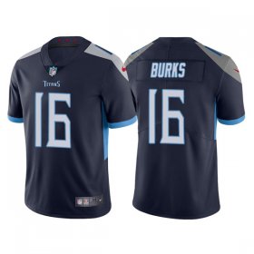 Wholesale Cheap Men\'s Tennessee Titans #16 Treylon Burks Navy Vapor Untouchable Stitched Jersey