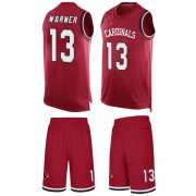 Wholesale Cheap Nike Cardinals #13 Kurt Warner Red Team Color Men's Stitched NFL Limited Tank Top Suit Jersey