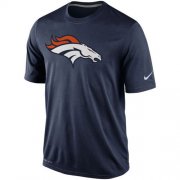 Wholesale Cheap Denver Broncos Nike Legend Logo Essential 2 Performance T-Shirt Navy